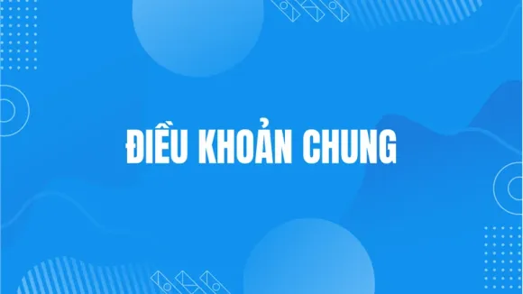 Điều khoản chung