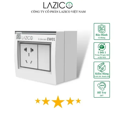 EW01 – Ổ cắm WiFi điều khiển từ xa 1 kênh, công suất 1500W, tiện lợi không cần đấu nối
