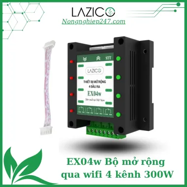 EX04w – Bộ mở rộng 4 đầu ra qua WiFi cho EW05, EW03, mở rộng tối đa 37 đầu ra