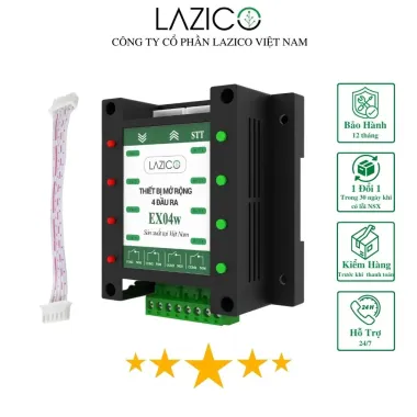 EX04w – Bộ mở rộng 4 đầu ra qua WiFi cho EW05, EW03, mở rộng tối đa 37 đầu ra