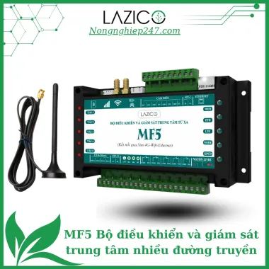 MF5 - Bộ điều khiển và giám sát trung tâm nhiều đường truyền (wifi, ethernet, 4G)