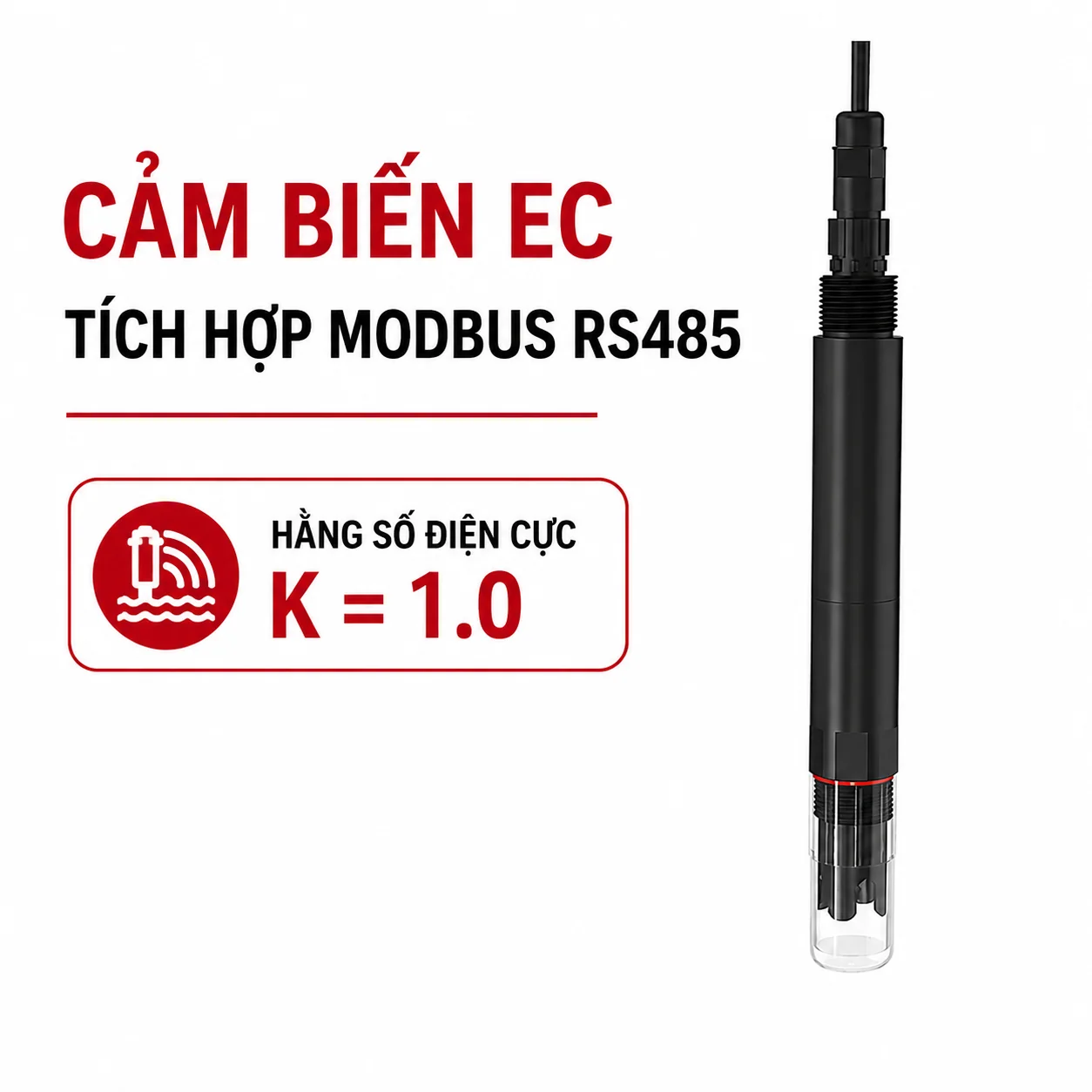 Cảm biến đo nồng độ EC dung dịch