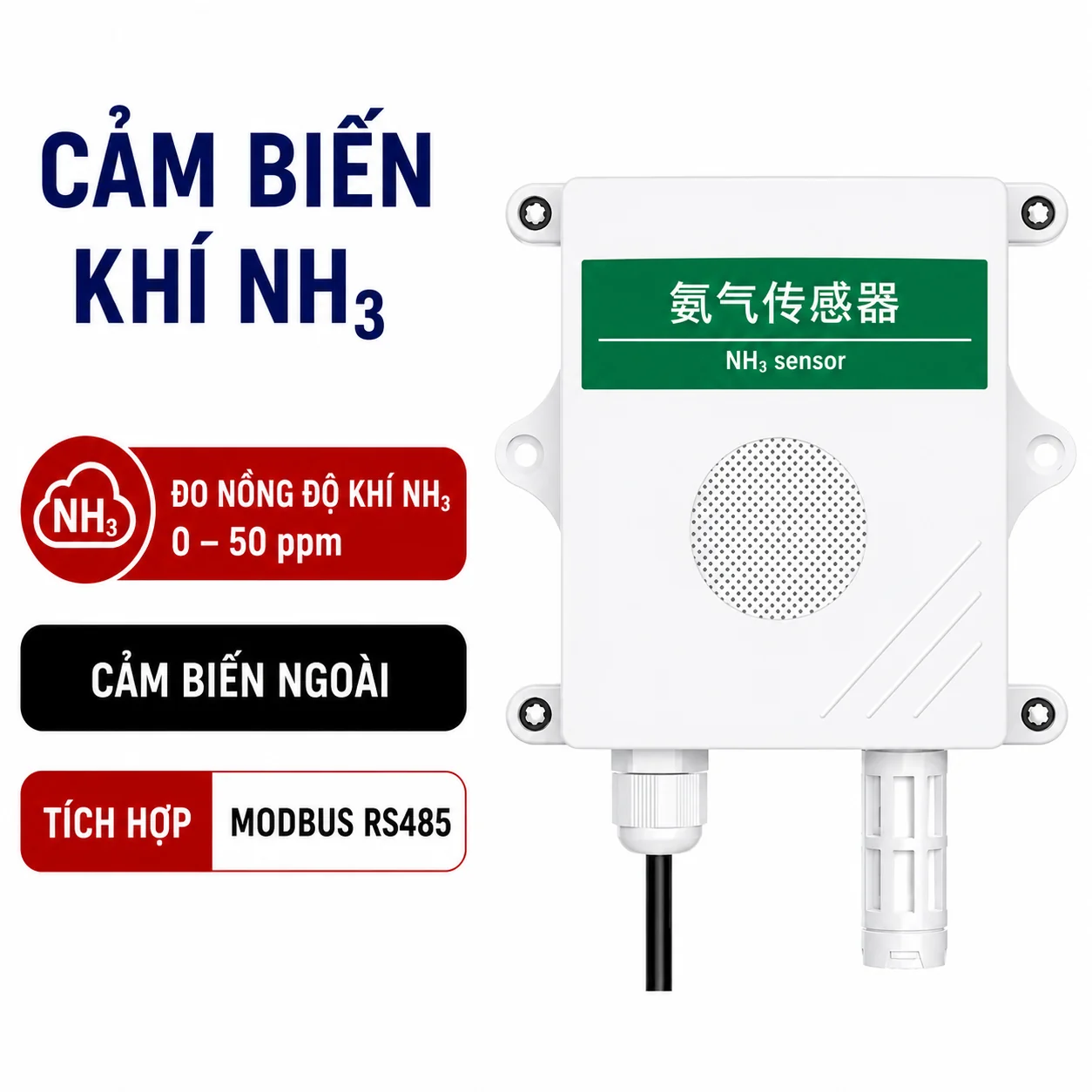 Cảm biến đo nồng độ khí NH3