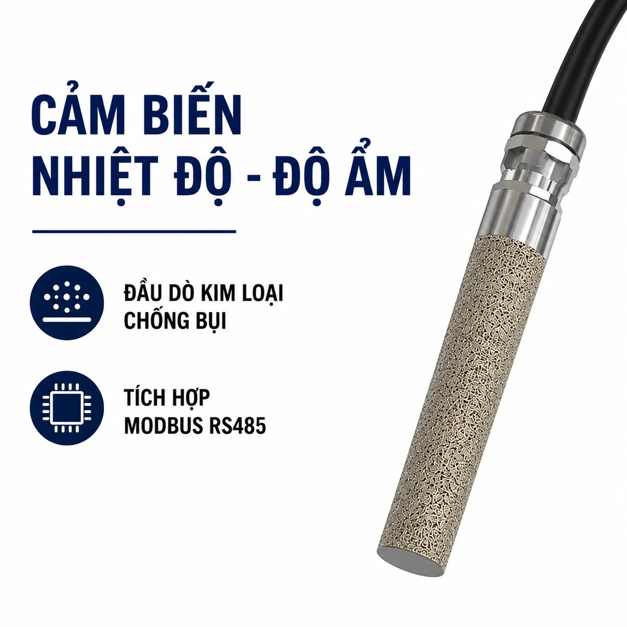 Cảm biến nhiệt độ, độ ẩm không khí môi trường bụi cao