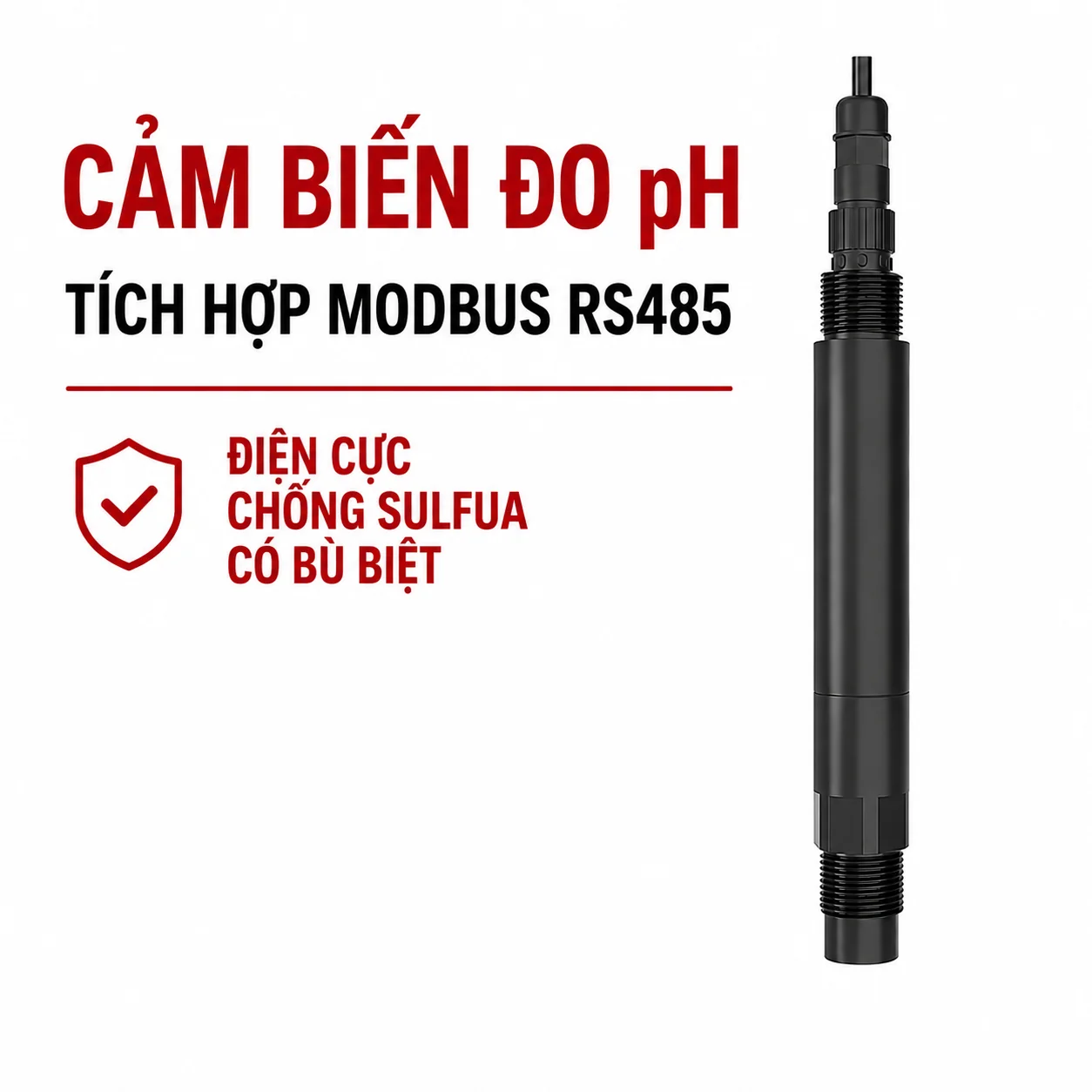 Cảm biến đo nồng độ pH dung dịch